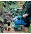GLOW Genouillère de jardin polyvalente 3 en 1 Portable pliable pour extérieur Patio Coussin confortable en mousse souple Tabouret de chaise avec poignées et outils de jardinage pratique