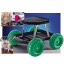 TRI Siège à roulettes TRI siège roulant pour le jardin tabouret de jardin mobile chariot de jardin tabouret roulant de jardin vert noir