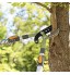 AIRAJ Ébrancheur à enclume et Bypass avec action composite hache les branches épaisses avec facilité coupe-branches robuste avec capacité de coupe nette de 5,1 cm