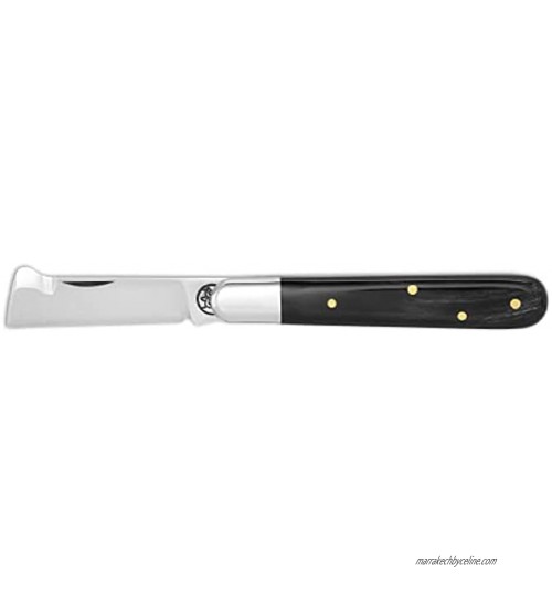 Due Buoi Couteau à greffer 203C avec manche en corne BUFALO couteau professionnel non un couteau de poche EDC
