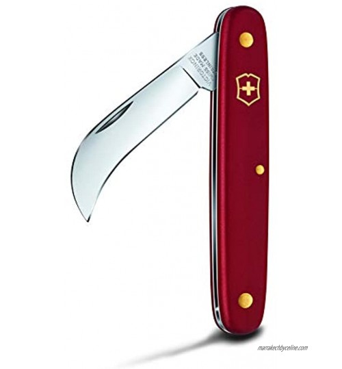 Victorinox Couteau jardinier avec lame courbe rouge