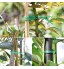 Attaches Torsadées Attaches de Jardin avec Cutter pour Plantes Cordes D'emballage de Vignes Attaches de Câble en Fil Enduit pour Plantes Jardinage Vignes pour La Maison Et Cordes