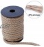 Ficelle de jute de 10 mm 4 plis corde de chanvre : rouleau de corde de jute naturelle épaisse et solide pour fleuristes cadeaux de jardin corde à gratter pour chat 10 m
