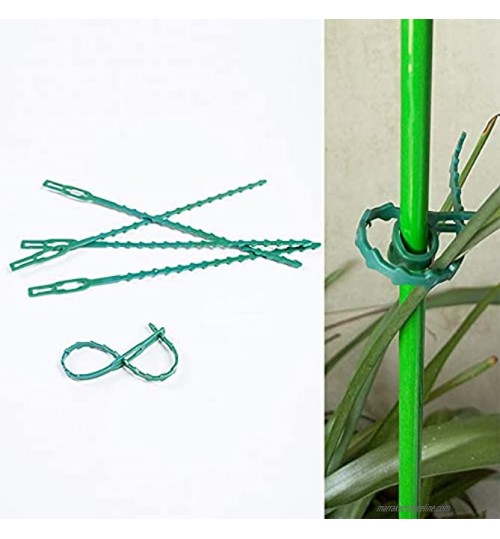 YAOQI Bobine de fil de fer pour plantes de jardin | 100 m attaches pour plantes de jardin ficelles torsadées avec cutter pour jardinage maison bureau