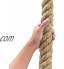 YQY Cordons tordus de Corde de Jute naturels de 30 mm 10m pour Les Applications de Jardinage Escalade hamac Chat de grattage remorqueur de Guerre