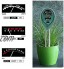 Afavkks Testeur de sol 3 en 1 pour plantes pH et humidité du sol mètre de lumière pour jardin ferme pelouse pas besoin de piles