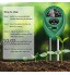 Afavkks Testeur de sol 3 en 1 pour plantes pH et humidité du sol mètre de lumière pour jardin ferme pelouse pas besoin de piles