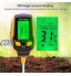 Testeur de pH du sol 5 en 1 capteur d'humidité du sol hygromètre capteur d'humidité pour jardin ferme pelouse plantes d'intérieur et d'extérieur sans batterie