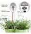 Ulikey Testeur de sol appareil de mesure du sol avec 10 outils pour bonsaï 3 en 1 avec sécateur de jardin ciseaux à plis mini râteau coupe-bordure pour jardin croissance des plantes argenté