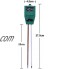 ValueHall Sol pH mètre 3-en-1 testeur de sols pour l'humidité de lumière et de l'acidité pH Test parfait pour l'intérieur et l'utilisation à l'extérieur aucune batterie requise