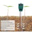ValueHall Sol pH mètre 3-en-1 testeur de sols pour l'humidité de lumière et de l'acidité pH Test parfait pour l'intérieur et l'utilisation à l'extérieur aucune batterie requise