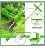 Taosheng Extracteur de mauvaises herbes manuel à long manche outil de désherbage outil de désherbage pour le jardin les cultures de jardin les mauvaises herbes