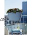 Elho Loft Urban Flower Bridge 50 Planteur Bleu Vintage Extérieur & Balcon L 29 x W 52 x H 26 cm