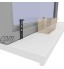 Fixpot Accroche Jardinière Invisible et Robuste Support Balconnière pour Tous les Rebords de Fenêtre 2 pcs Anthracite