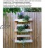 Jardinière Europalette Jeu de 10 boîtes à Fleurs en métal Vert Boîte à balcons Insert en tôle pour palettes
