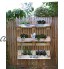 Jardinière Europalette Jeu de 10 boîtes à Fleurs en métal Vert Boîte à balcons Insert en tôle pour palettes