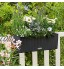 Lechuza – Pot de Fleurs d’Extérieur et d'Intérieur – Cottage Balconera – Réserve d'Eau Intégrée – Coloris Blanc – 50 x 19 x 19 cm