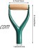 ampusanal Pelle D-Type Grip 9  D Longueur 1.2 Diamètre intérieur Pelle à Neige Poignée en métal de Remplacement, Fourches Retrait Bêche Creuser Outil de ratissage Accessoires de Jardin Reliable