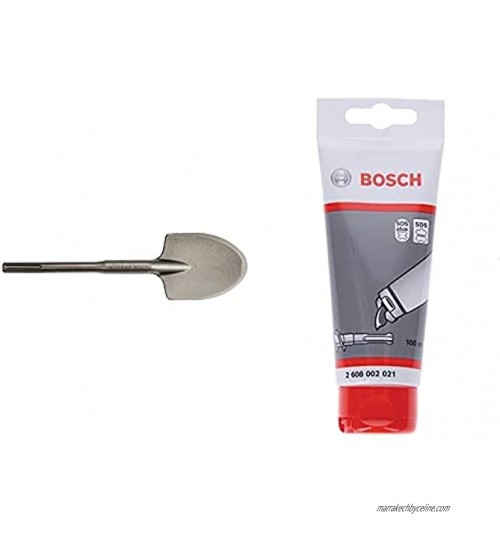 Bosch Professional 1618601017 Bosch Bêche Pelle Grey 110 x 440 mm + Professional 2608002021 Tube de Graisse de 100 ML