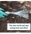 Râteau à gazon en acier inoxydable à 9 dents pour jardinage Outils de jardinage pour creuser et désherber Fournitures de jardin Râteau scarificateur