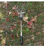Rateau Jardin Rateau Feuille Ramasse Herbe Râteau à arbustes en métal léger pour pelouse réglable pour jardins parterres de fleurs puits de fenêtre et cour outil de jardinage professionnel FF
