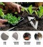 Binette creuse multifonctionnelle en acier trempé pour désherbage Outil de jardinage pratique et durable