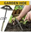 Binette de jardin pour binette creuse outil de désherbage plantation de légumes ferme désherbage et desserrage de la terre outils manuels efficaces
