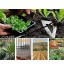 HAVAJ Binette creuse en acier trempé râteau de désherbage plantation de légumes outil de jardinage 1 pièce