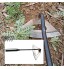N.P Binette creuse entièrement en acier trempé outil de jardinage pour ameublir le sol binette à main de jardin râteau de désherbage domestique 15 x 29 cm