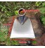 Viitech Binette en acier pur outils agricoles anti-rouille binette de désherbage binette portable avec design incurvé binette de jardin pour ameublir le sol et désherbage en extérieur