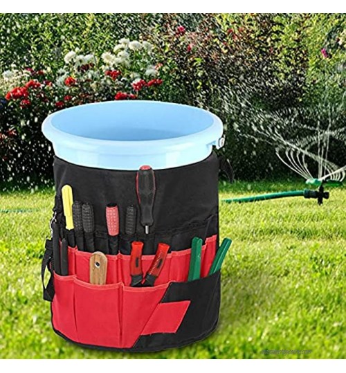 Omabeta Porte-outils de jardinage étanche et léger Multi-usage 42 poches Pour pelouse extérieure