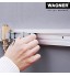 WAGNER Porte-appareil CLIPS & RAIL EXTRACTIBLE 600 1170 x 55 mm 5 clips 52 x 52 x 38 mm en aluminium pour appareils Ø max. 3 cm capacité de charge jusqu'à 2 kg clip 15204611