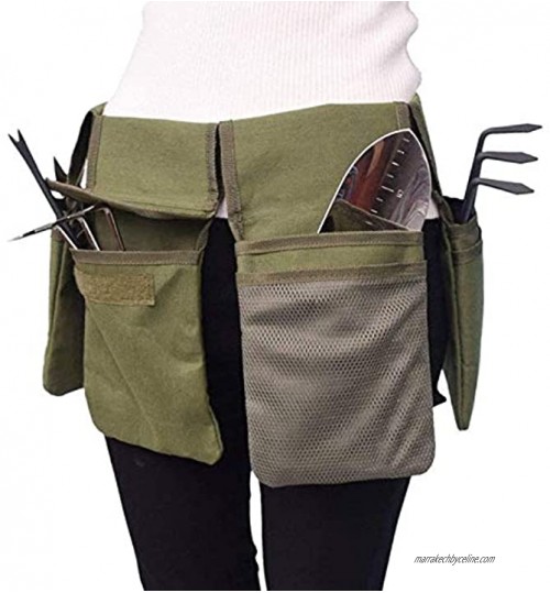 XHONG Sac de ceinture multifonction pour outils de jardin avec 4 poches