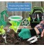 GARDFARM Ensemble d'outils de jardin 11 pièces avec sac de rangement gants pulvérisateurs et accessoires kit cadeau de jardinage à la main