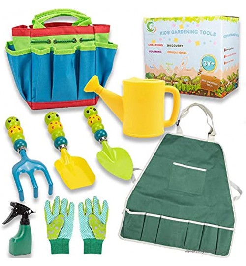 Outils de jardin pour enfants outils de jeu de jardin plage ensemble d'outils de jardin extérieur cadeau pour garçon fille 4 ans et plus