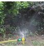 Irrigation de pelouse de sprinkler 10 pièces 1 2" filetage mâle Rotating d'arrosage par aspersion d'eau en alliage de zinc Buse Agriculture serre irrigation Pelouse tête de pulvérisation