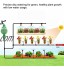 Kits d'irrigation Micro Drip Minuteur d'Arrosage Automatique DIY ,Kits de Système d'Irrigation Tuyau d'Arrosage Extérieur Adaptateur de Connecteur de Robinet Irrigation Arrosage Brumisation Jardin