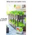 Bac à légumes extérieur pour plantation extérieure balcon potager 40 x 40 x 52 cm