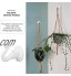 HEMOTON Lot de 6 crochets muraux décoratifs en métal pour plantes lanternes carillons miroir