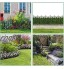 NAOTA 10 clôtures paysagères de Jardin Jardin Pliable de Mur de Mur lit de Fleurs de la Cible de garde-corps-20pcs