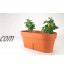 Pot de fleurs avec indicateur de niveau d'eau pour intérieur et extérieur Latina Window Box A 6,7 L 39,5 cm