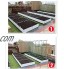 ZHEYANG Carre Potager Potager Surélevé Kit de boîte de lit surélevé Pots de jardinière de Jardin carrés en Plastique pour Plantes Fleurs Arbres de légumes semis Carre Potager Model:G0612Si