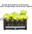 ZHEYANG Potager Surélevé Carre Potager Kit de Pots de jardinière carrée avec Roues boîte de lit de Jardin surélevée en Plastique pour Plantes Fleurs Arbres de légumes semis Carre Potager Model