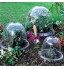 Cloches pour cultiver des légumes Cloches Original Bell Jar Cloches pour réchauffer le sol de jardin et cultiver des plantes Transparent lot de 5