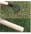 Griffe Rake Cultivateur main sol Tiller Claw Outils de jardinage Rake 5 Prong en acier au carbone avec poignée en bois dur