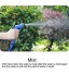 MZY1188 Buse de pulvérisation de Jardin，Pulvérisateurs d'eau de Jardin 7 modèles Pistolet à Eau Tuyau d'arrosage Domestique Multi Pistolet pour Le Lavage de Voiture arrosage du Jardin de pelouse