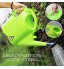Arrosoir pour plantes d'extérieur d'intérieur arrosoir en plastique avec buse amovible 5L d'eau peut à long bec pour succulente fleur de jardin de bonsaï Vert
