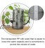 Baffect Arrosoir de 1 Litre arrosoir cylindrique Clair avec Outil à Long Bec en Acier Inoxydable pour arrosage des Plantes de Jardin pour Plantes d'intérieur Plantes d'intérieur et d'extérieur