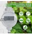 Flytise minuterie d'irrigation d'eau à énergie solaire programmable électronique contrôleur d'arrosage automatique minuterie de robinet de avec écran LCD pour pelouse de jardin