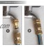 2 pièces en laiton Double connecteur de réparation de raccord de tuyau de tuyau mâle pour tube de 1 2 pouce